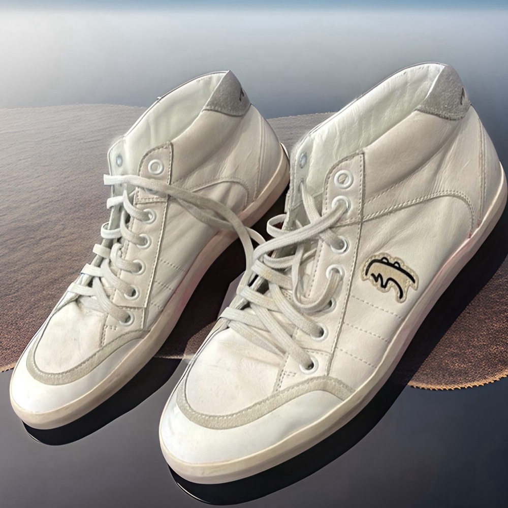 Primabase - premium mid-tops - high end Italian label - practically unworn